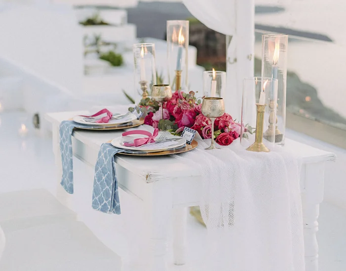 Romantic wedding setups Cancun